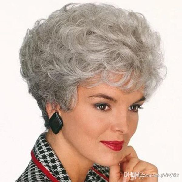 Wig Female Middle Aged Old Man Plays The Old Program Male And