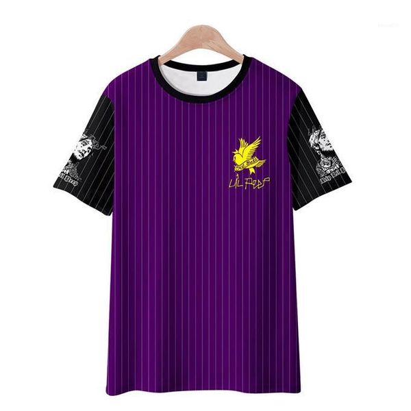 

мужские тройники lilpeep print designer mens tshirts xxxtentacion вокруг шеи мужская с коротким рукавом топы полосатый красочные моды, White;black