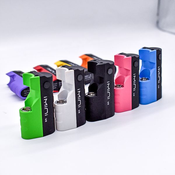 

original imini v2 thick oil mod 650mah battery box mod 510 thread 0.5ml 1.0ml imini i1 tank cartridge vaporizer kits authentic