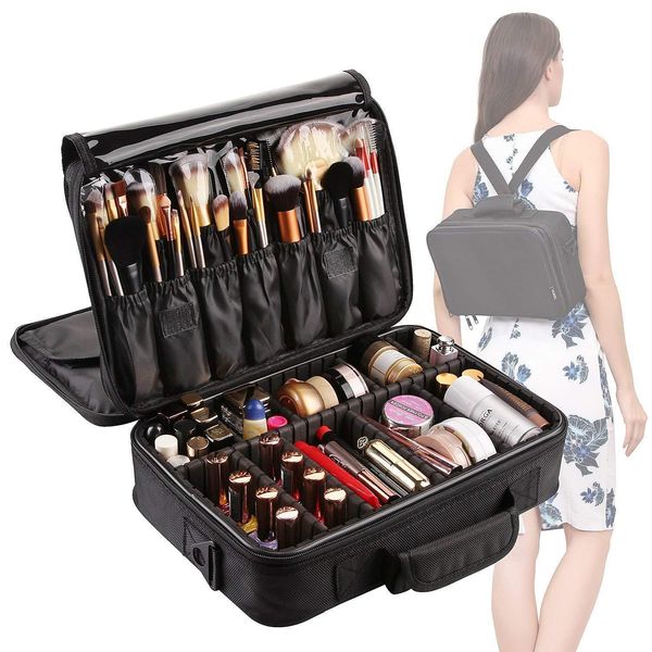 

make up bag professional makeup case makeup organizer bolso mujer cosmetic case large capacity storage bag