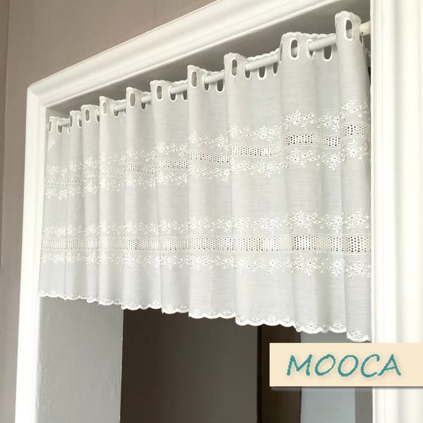 

бежевые шторы вышитые короткие кухонные шторы для кухни готовые шторы кафе