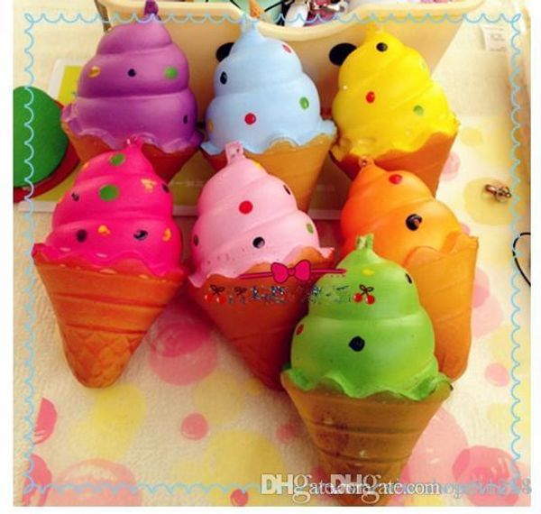 

bravo h squishy ice cream 8cm*5cm slow rising soft squeeze cute cell phone strap gift stress children toys decompression toy t596