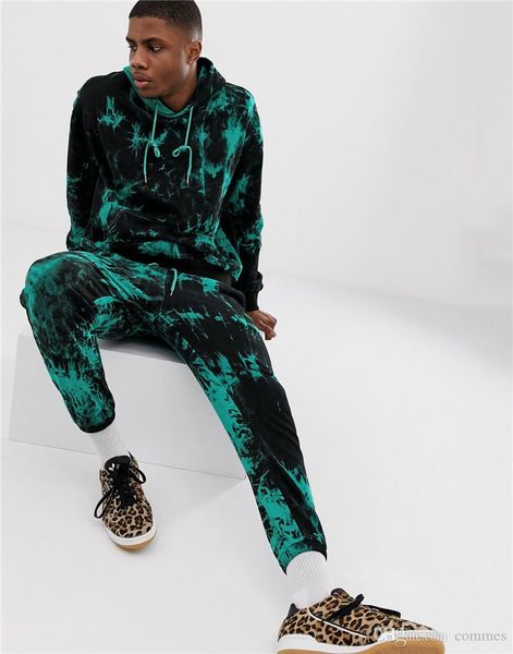 

3d цифровой печати мужчины дизайнерские спортивные костюмы мода печати с длинным рукавом длинные брюки мужские 2 шт. наборы повседневная муж, Gray