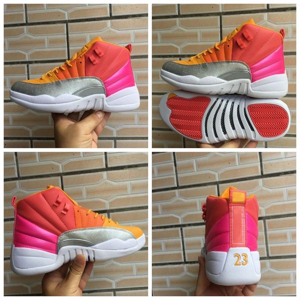 

2020 new 12 gs punch mens basketball shoes racer pink 12s 510815-601 designer sport sneakers eur 40-47