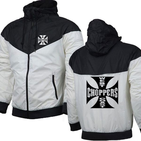 

west coast choppers printed hoodies men streetwear cotton hooded hip hop harajuku sweatshirt men hoodies v
