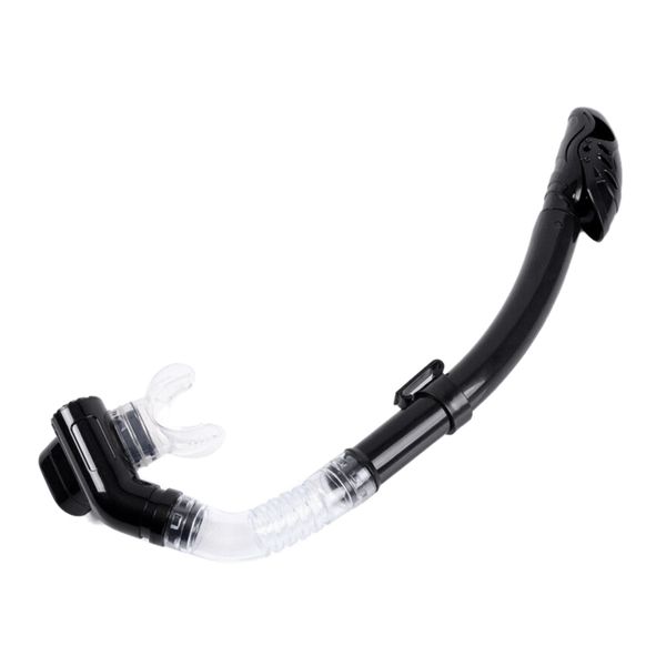 

silicone snorkel full dry mouth swimming snorkel underwater sports diving equipment black