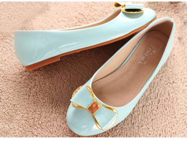 

women's shoes in spring and autumn flat bottom round head bowknot@8150, Black