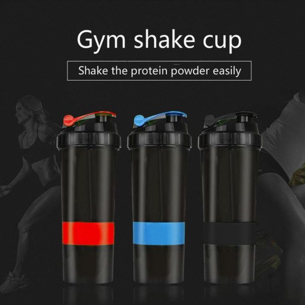 

strong 500ml three layers milkshake fruit juice shake the cup outdoor kettle hiking camping sports sport bottle travel