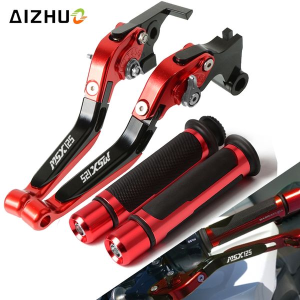 

brake clutch lever extendable adjustable motorcycle hand grip handle for grom msx125 msx 125 2014 2015 2016 2017 2018 2019
