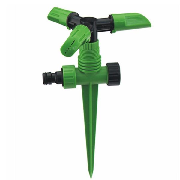 

3 сопла распылитель шланг спринклерный полив сад полив газона 360° вращение
