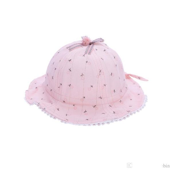 

spring and autumn female baby fisherman hat children's sun hat, Blue;gray
