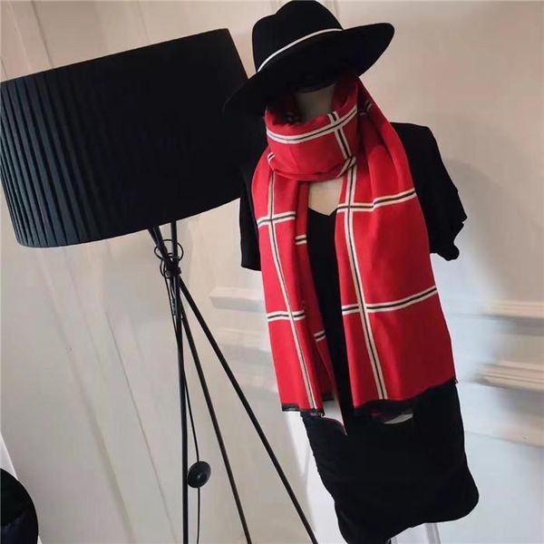 

french fashion boutique cashmere striped plaid pattern scarf delicate soft cashmere scarf, ladies scarf scarf, Blue;gray
