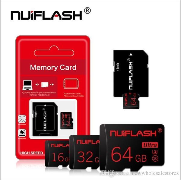 

uk wholesale high speed memory card 128gb 64gb 32gb 16gb 8gb sd tf card class10 flash card 8 16 32 64 128 gb cartao de memoria with adapter