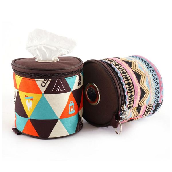 

2 piece multicolored portable toilet paper tissue hanging holder for outdoor car