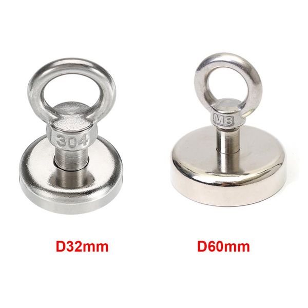 

heavy duty neodymium lifting magnet holder recovery super magnetic pot ring metal detector treasure hunting strong magnets
