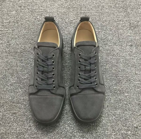 

2019 fashion designer studded spikes flats shoes mens sandals shoes for men and women party lovers genuine leather sneakers, Black