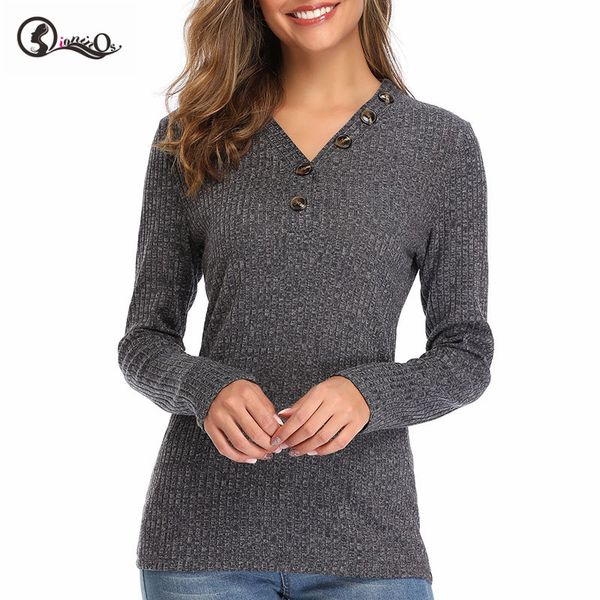 

women sweater casual button v-neck knitted sweaters jumper long sleeve slim solid color femme pullovers fashion, White;black