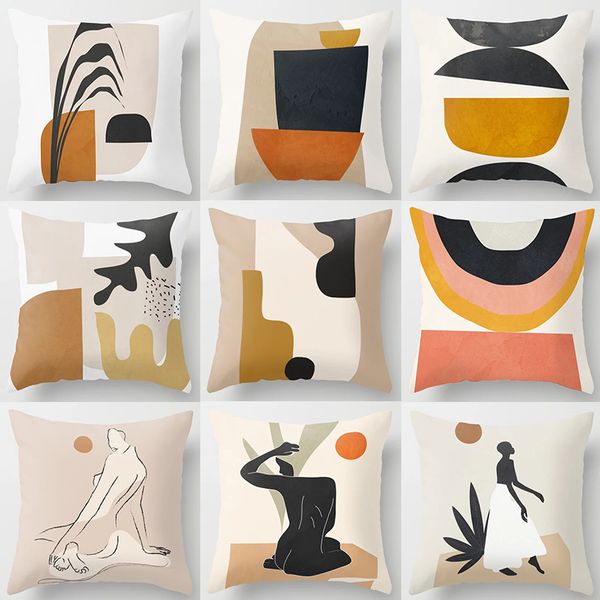 

decorative pillows cover nordic cushion cover for living room car cojines decorativos para sofa 45x45 home decor