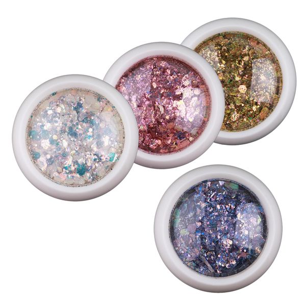 

4-box mixed color makeup nail art glitter body decoration cosmetic sequins