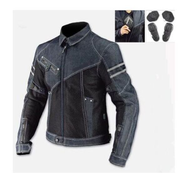 

komine jk006 trekking jacket clothes denim motorcycle racing cotton jacket