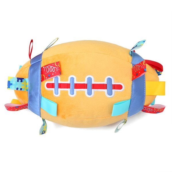 

Jingle Bell Grab Force Training Early Education Ball Hand Catching Outdoor Sports Baby Plush Rugby Entertainment Soft Stuffed