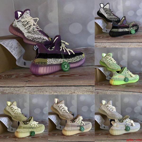 

stock x kanye west yecheil yeshaya black static citrin cloud lundmark synth antlia 3m reflective men women running shoes trainers sneakers