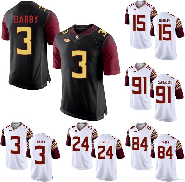 

richard garzola stitched men's florida state seminoles roderick johnson ricky aguayo college football jersey 4xl, Black