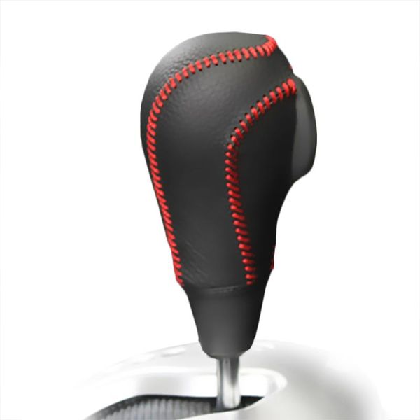 

automatic gear covers case for koleos gear shift collars car-styling genuine leather gearshift knob cover