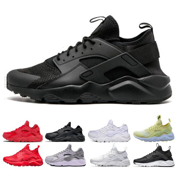 

2019 1 4 0 huarache . run ultra se iv men running shoes trainer triple black red grey lightweight athletic sport sneakers outdoor