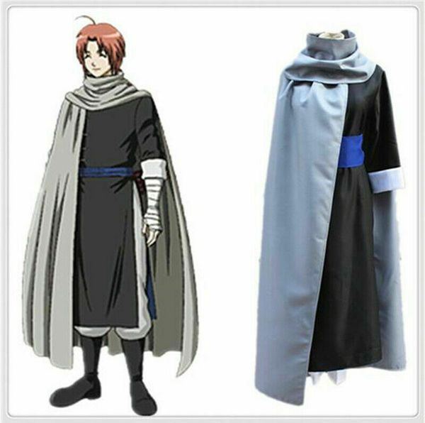 

anime gintama kamui cosplay costume chinese style, Black;red