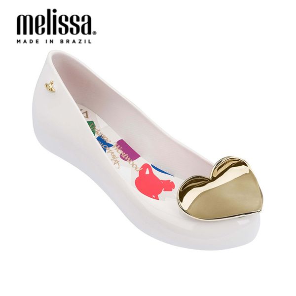 

melissa heart original women adulto jelly sandals bow 2020 new summer sandals melissa female shoes non-slip women, Black