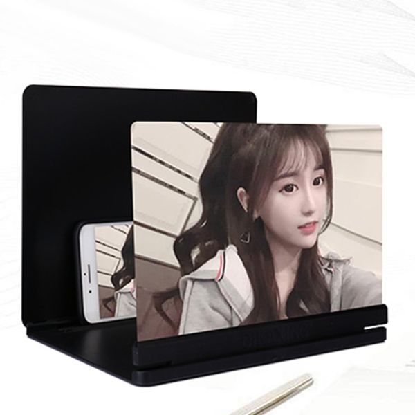 

magnifier mobile 3d screen stand hd phone 12inch smartphone video