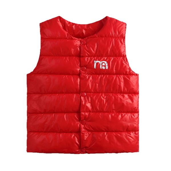 

autumn and winter new baby boy girl warm vest round neck children's vest jacket suitable for 2-8 years old baby girl boy, Blue