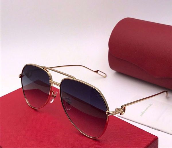 

ct0110s gold grey shaded pilot sunglasses metal gold frame sun glasses men sunglasses shades new with box, White;black