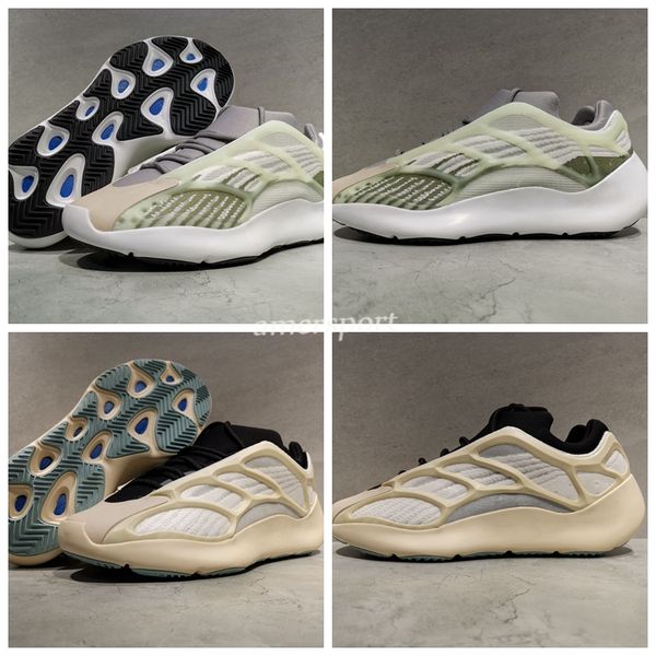 

2020 wave runner 700 v3 azael kanye west кроссовки 700s белый скелет glow серебристые мужские конструктор кроссовки кроссовки scarpe