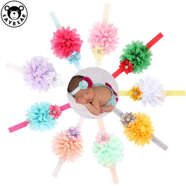 

baby headband newborn turban knotted toddler children hair accesories headbands for girls head hoop kids, Slivery;white