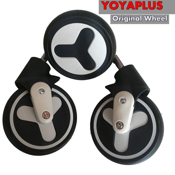 

stroller parts & accessories original yoyaplus plus replace wheels front pushchair back rubber wheel kids pram