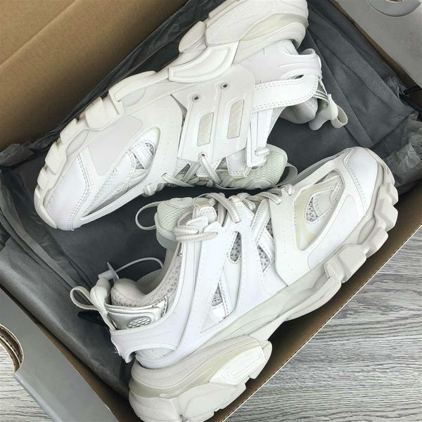 

paris track 3.0 tess men women triple s comfort casual shoes clunky sneaker blue pink white fashion luxury designer dad shoe chaussures, Black