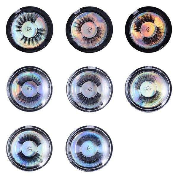 

3d silk protein false eyelashes soft natural false eyelash extension cross black long full eyelash makeup extension