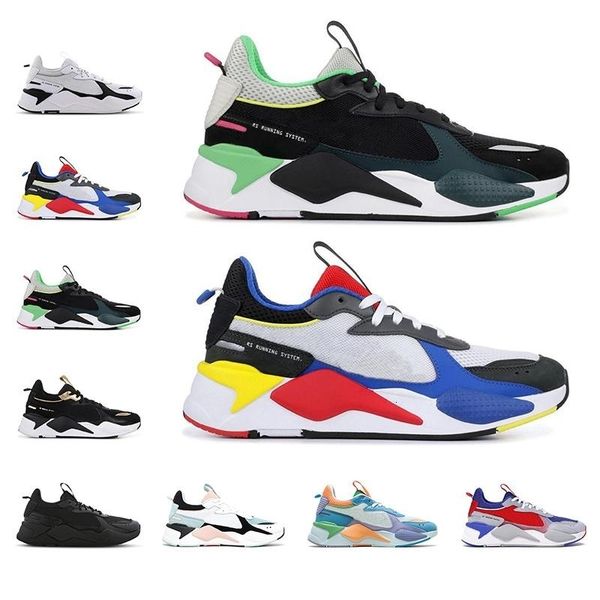 

rs-x rs x reinvention toys men women casual shoes triple black bright peach tracks mens breathable trainers platform sneakers eur 36-45