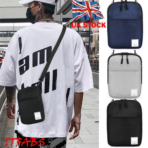 

noenname_ mans shoulder bag sling chest pack canvas casual sports crossbody handbag