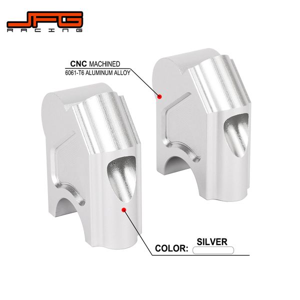 

motorcycle 41mm aluminum handlebar extension riser mount lifting clamp for benelli trk 502 trk502 2016-2017