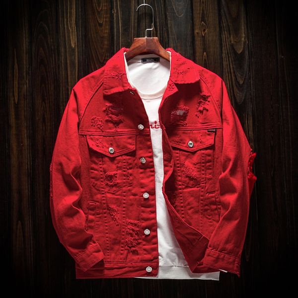 

fashion brand jacket men spring autumn men's solid color outerwear coats male hip hop jackets denim letter jacket long sleeve, Black;brown