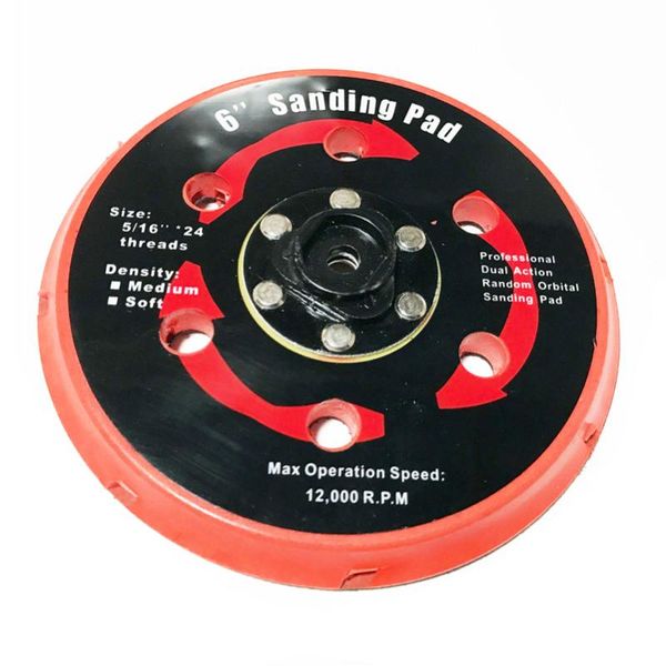 

sanding pad backing plate back holder for das-21e partial rupes dual action polisher da polisher 5" 6" 125mm 150mm 5 6 inch