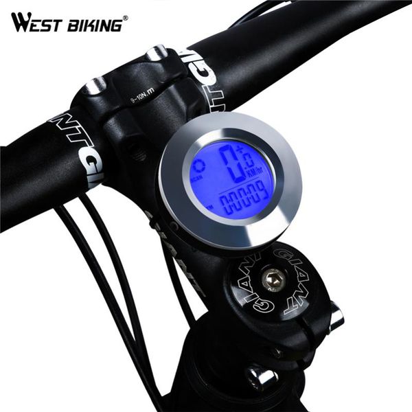 

west biking wireless bicycle computer waterproof speedometer backlight mtb road bike handlebar odometer cycling computer