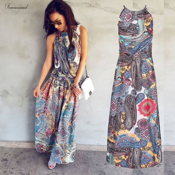 

multicolor maxi платье печати split front flare пляжная одежда boho кнопка женщины с коротким рукавом холтер длинные платья дизайнер одежды, Black;gray