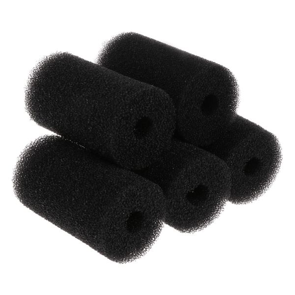 

5pcs/set sponge aquarium filter protector cover for fish tank inlet pond black foam