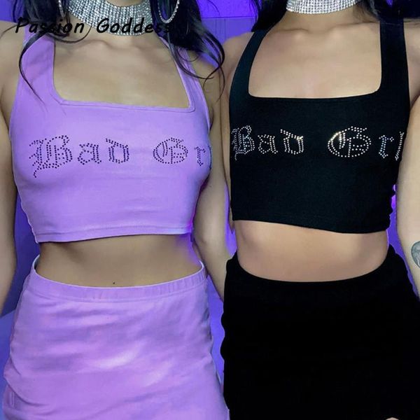 

sexy women 2 шт блеск алмазные рубашки горный хрусталь юбки set cute бюстье top bodycon hot drilling юбки из двух частей партии костюм, White