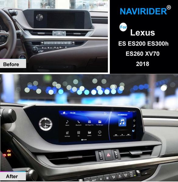 

smart car a head unit android gps tape recorder radio for es300h 2018 es200 es250 es260 es350h es300 multimedia navigation car dvd