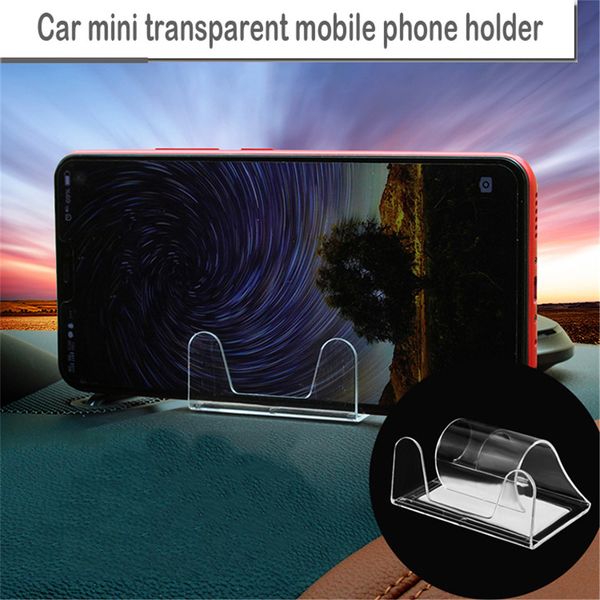 

mini transparent invisible mobile phone holder is easy to operate suitable for a variety of mobile phones easy yjj2